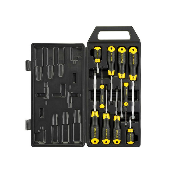 STANLEY® Hand Tools Cushion Grip Screwdriver Set, 10 Piece