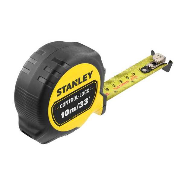 STANLEY® Hand Tools CONTROL-LOCK™ Pocket Tape 10m/33ft (Width 25mm)