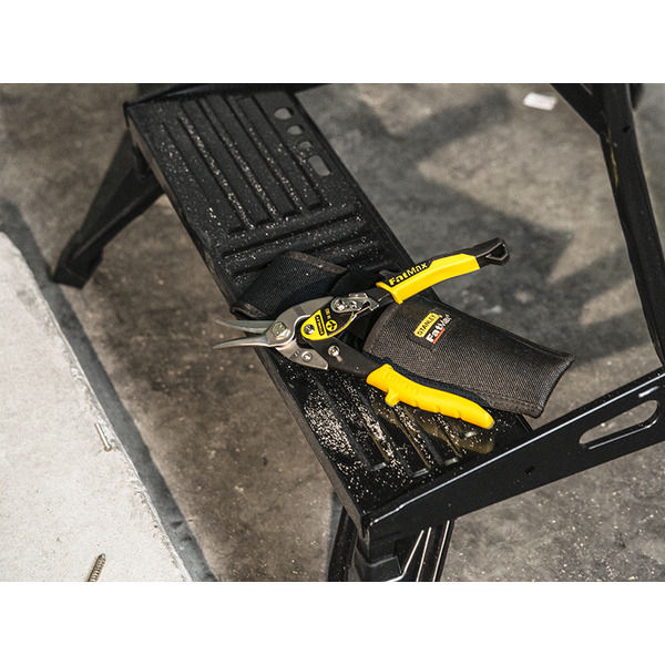 STANLEY® STA914563 Hand Tools Yellow Aviation Snips & Holster Straight Cut 250mm (10in)