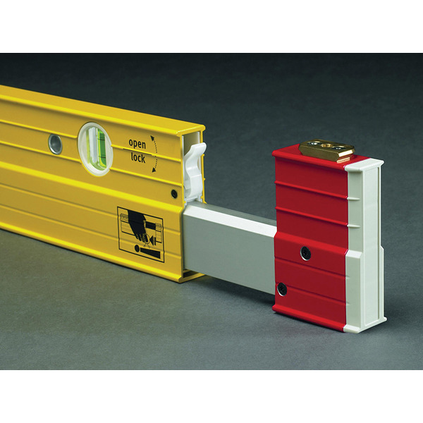 Stabila 106T-183 Extendable Spirit Level 3 Vial 183-315cm