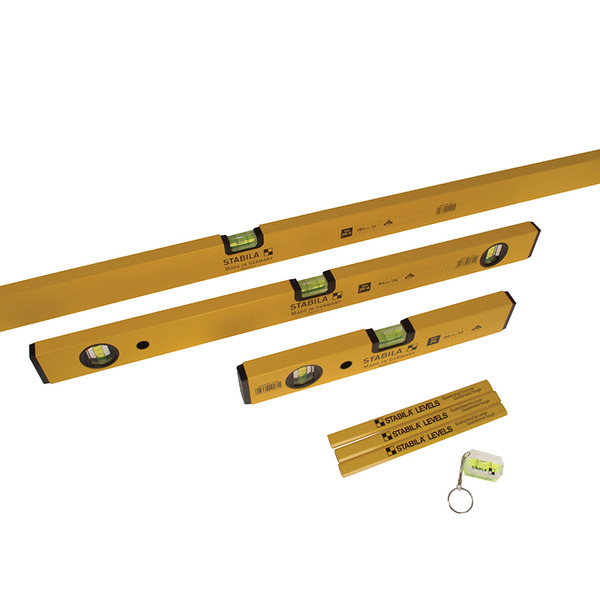 70-2 Double Plumb Spirit Level Pack 30cm 60cm & 180cm