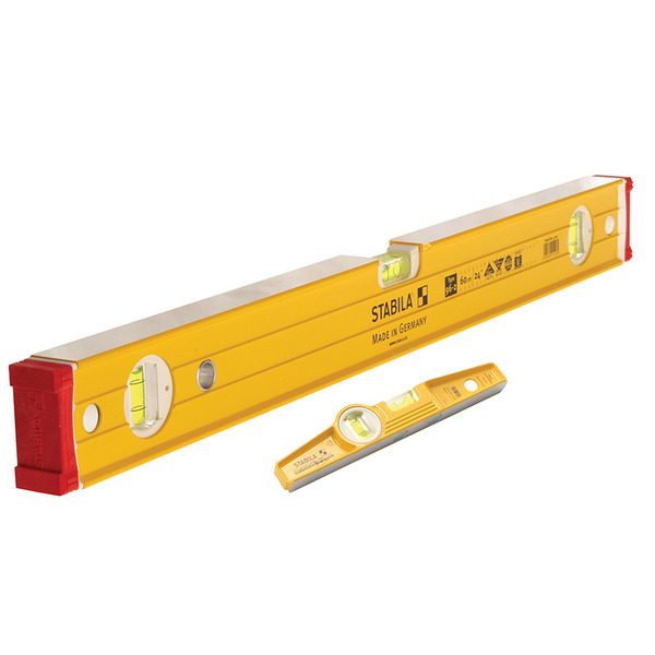 Stabila STB962120TP 96-2-120 Spirit Level & 81 S REM Level Pack