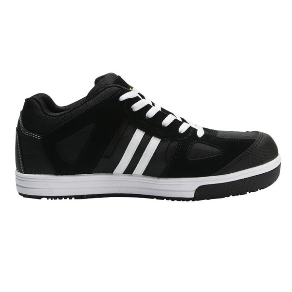 STANLEY® Clothing Cody Safety Trainers Black/White Stripe UK 8 EUR 42