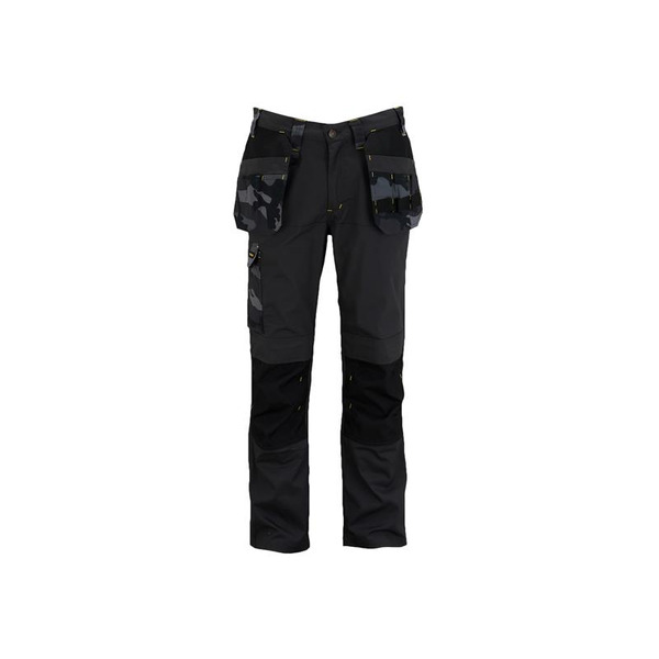 STANLEY® Clothing Dixon Slim Fit Trousers Black Camouflage Waist 32in Leg R