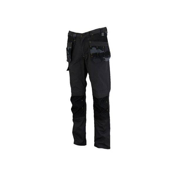 STANLEY® Clothing Dixon Slim Fit Trousers Black Camouflage Waist 32in Leg R