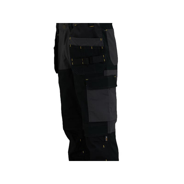 STANLEY® Clothing Dixon Slim Fit Trousers Grey/Black Waist 36in Leg R