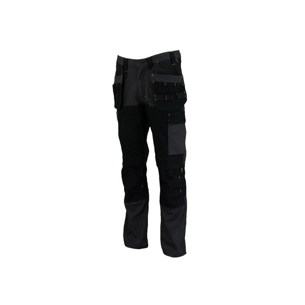STANLEY® Clothing Dixon Slim Fit Trousers Grey/Black Waist 36in Leg R