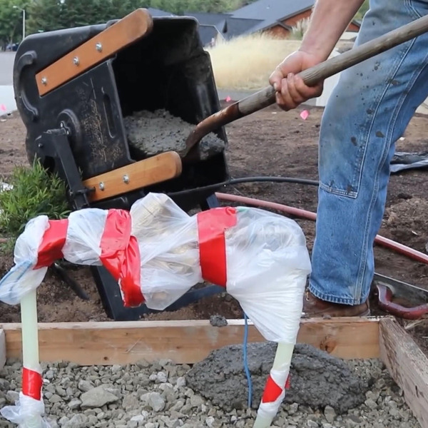 Steele Mixer Portable Cement Mixing Machine, 45kg Capacity | HANDMIX1