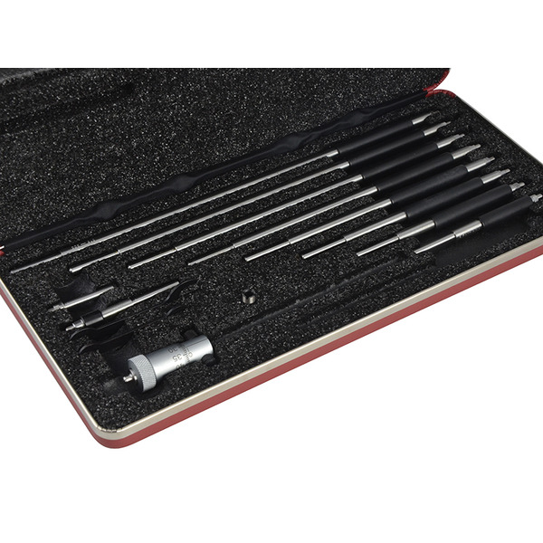 Starrett STR124MBZ 124MBZ Inside Micrometer 50-300mm (10 Rod Set)