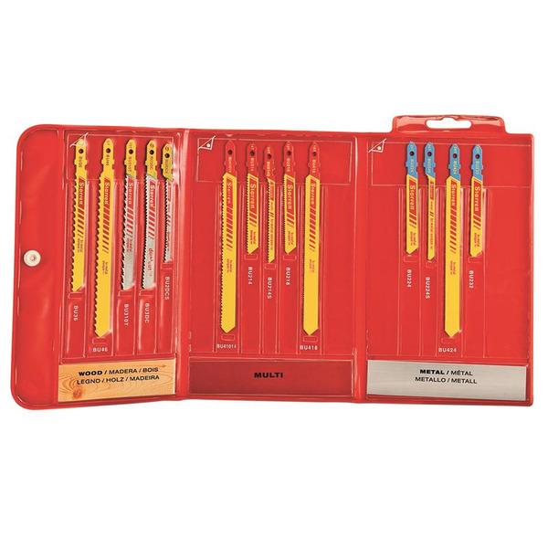 Starrett BU6 Jigsaw Blade Assortment Pack, 14 Piece