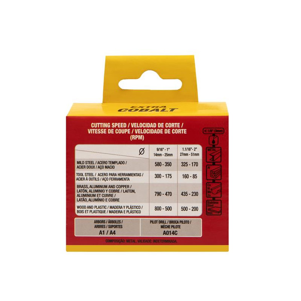Starrett FCH0100-6 Fast Cut Bi-Metal Holesaw 25mm Bulk Pack of 6
