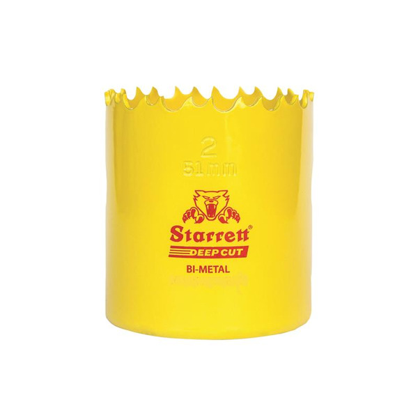 Starrett DCH0112 Deep Cut Bi-Metal Holesaw 38mm