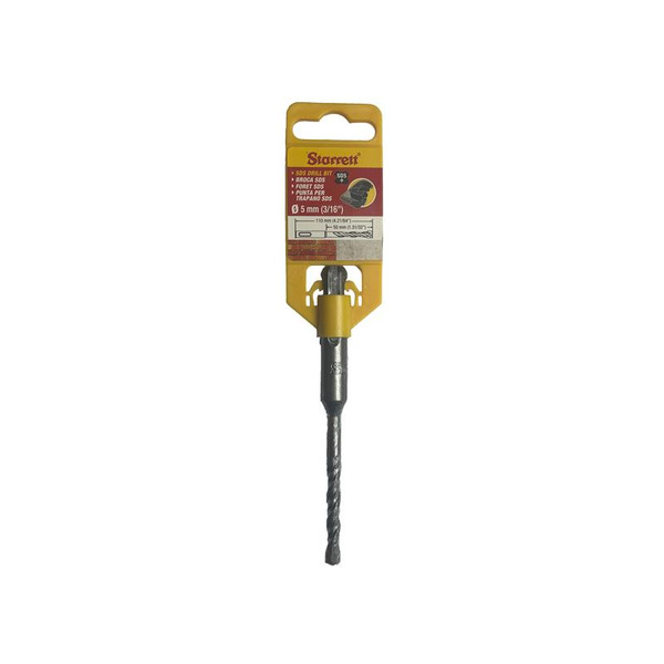 Starrett SDS Plus 2 Point Drill Bit 5 x 110mm
