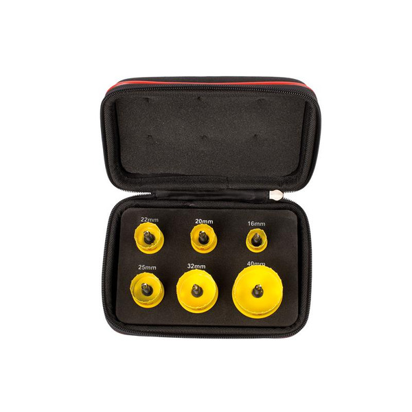 Starrett Cordless Smooth Cut Bi-Metal Holesaw Kit, 6 Piece