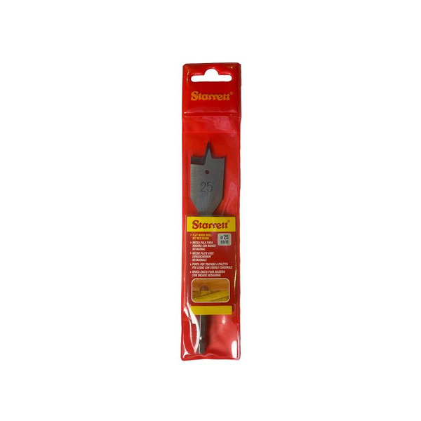 Starrett Flat Wood Drill Bit 25 x 152mm