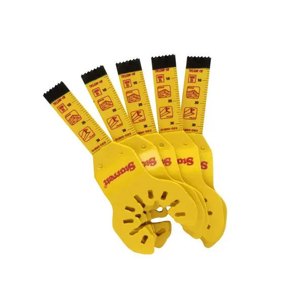 Starrett STRKSO00B105 KSO-00B10-5 Plunge Bi-metal Oscillating Blade 34 x 10mm x 18 TPI Pack of 5