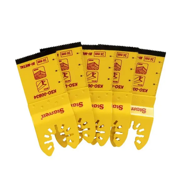 Starrett STRKSO00B345 KSO-00B34-5 Plunge Bi-metal Oscillating Blade 40 x 34mm x 18 TPI Pack of 5