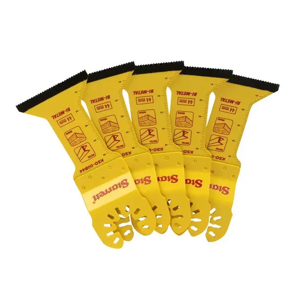 Starrett STRKSO00B445 KSO-00B44-5 Flat-sided Bi-metal Oscillating Blade 55 x 44mm x 18 TPI Pack of 5