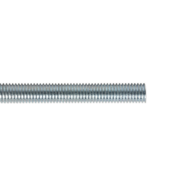Sealey STUD24 Zinc Plated Threaded Rod M24 x 1m - Pack of 2