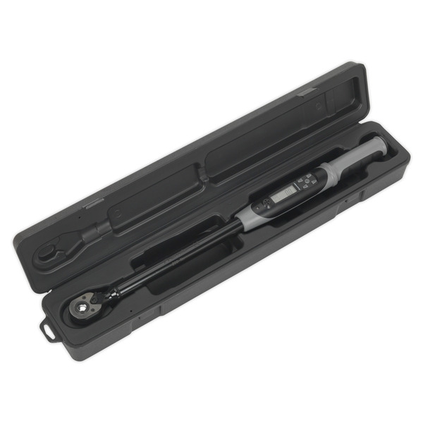 Sealey STW306B Premier Black Digital Torque Wrench with Angle Function 1/2