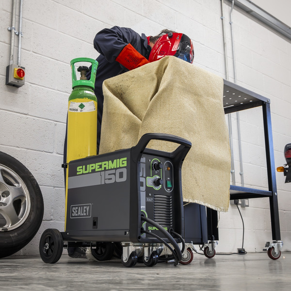 Sealey Gas/Gasless MIG Welder 150A 230V