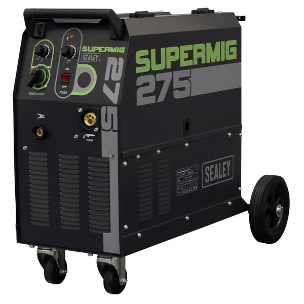 Sealey Professional Gas/Gasless MIG Welder with Binzel® Euro Torch 270A 230V