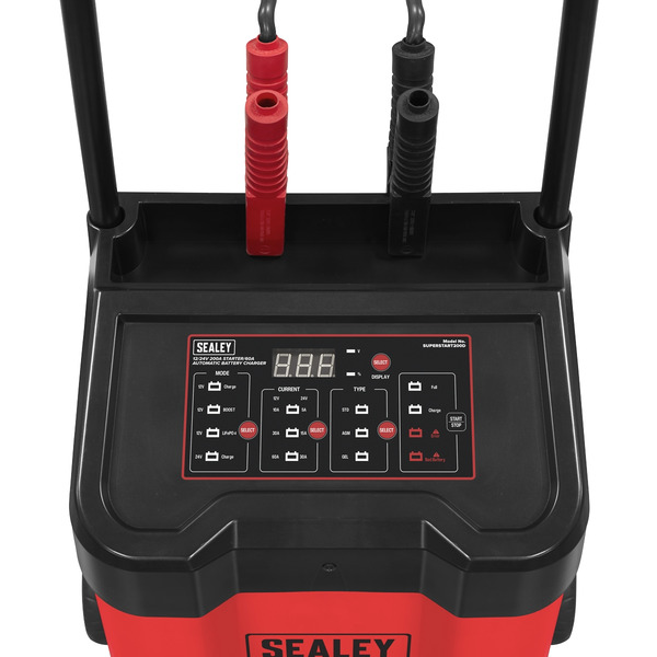 Sealey 12/24V Starter 200A/Automatic Battery Charger 60A