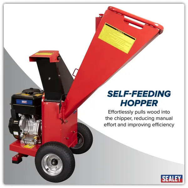 Sealey SWC420 420cc 15hp Wood Chipper 100mm Capacity