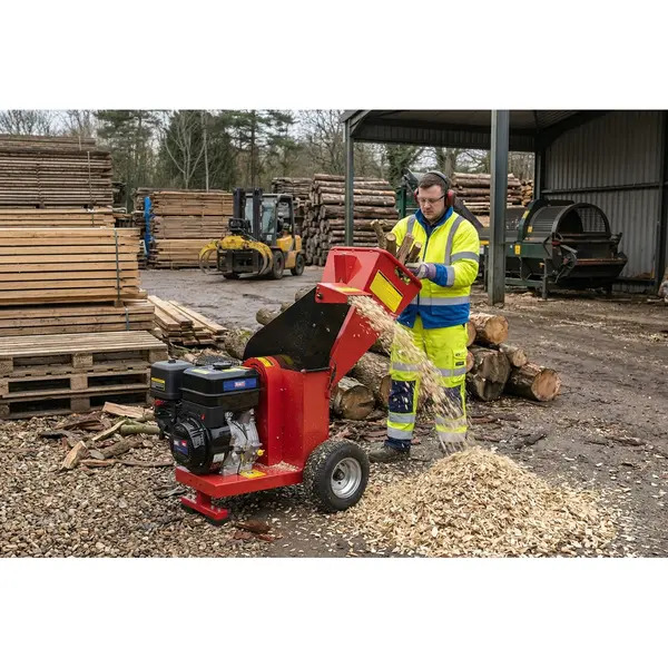 Sealey SWC420 420cc 15hp Wood Chipper 100mm Capacity