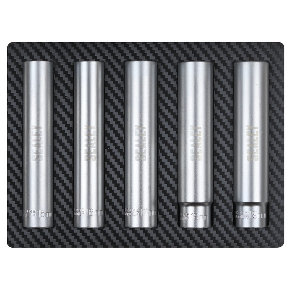 Sealey SX1519 Extra-Deep Socket Set 1/2