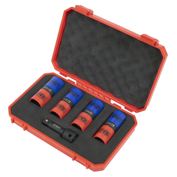 Sealey SX1820S Double Ended Alloy Wheel Impact Socket Set 1/2