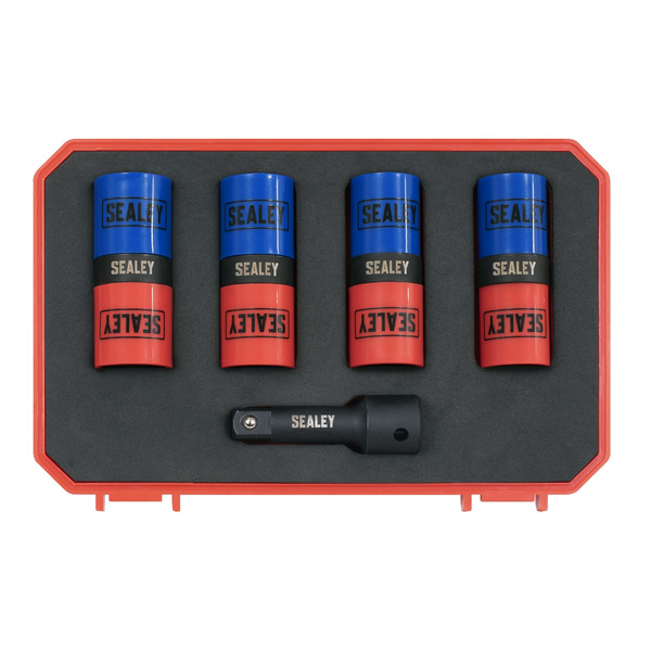 Sealey SX1820S Double Ended Alloy Wheel Impact Socket Set 1/2