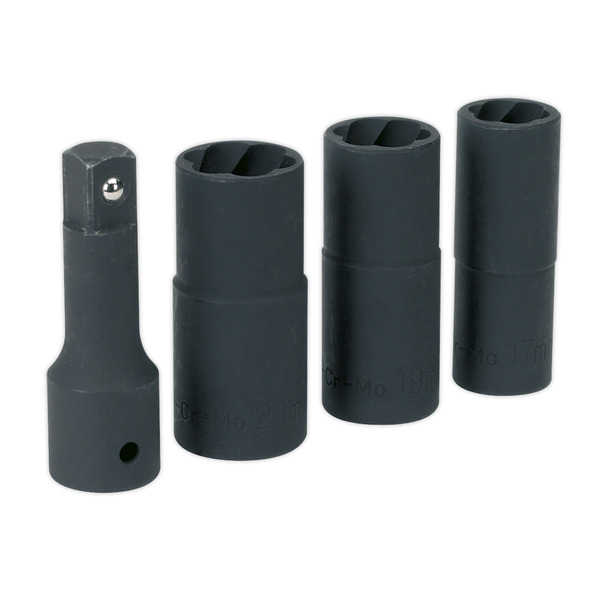 Sealey SX271 Wheel Nut Removal Flip Impact Sockets 1/2