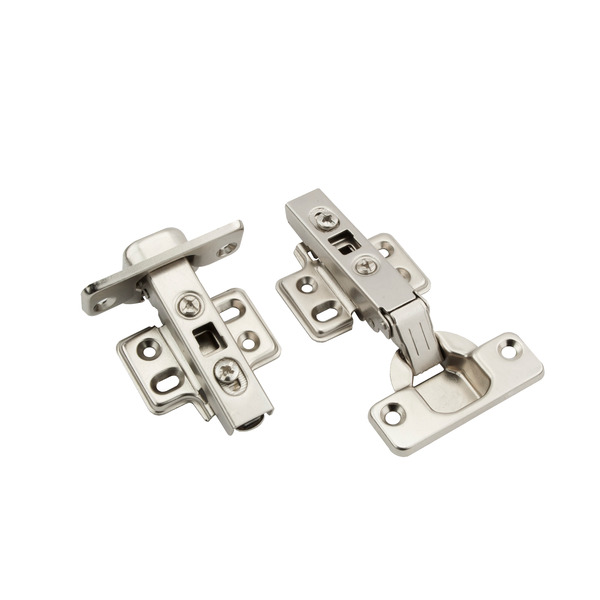 Eclipse 35 mm Full Overlay 3D-Adjustable Soft-Close Clip-On Cabinet Hinge 105* -  Nickel Plated - Pair - FRI99020