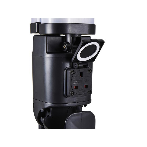 STANLEY® Lighting Area Tower Light with Outlet Socket 8600 Lumens