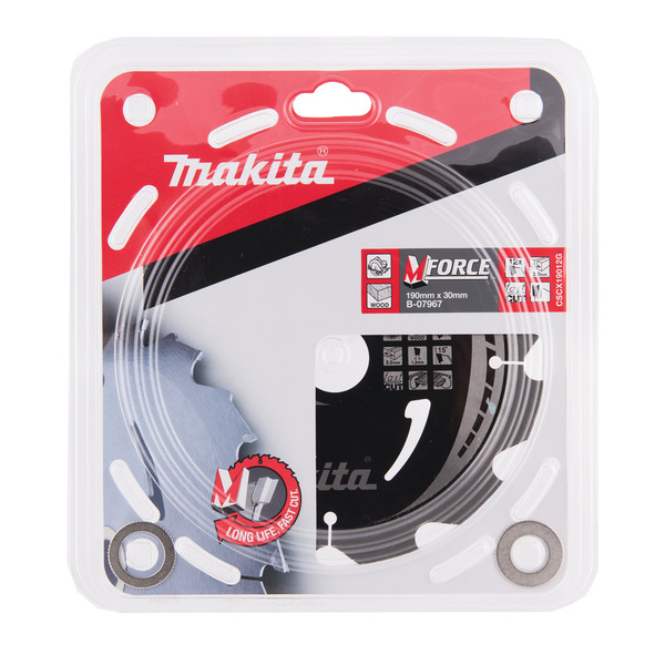 Makita B-07967 190x30mm 12T Circular Saw Blade Mforce