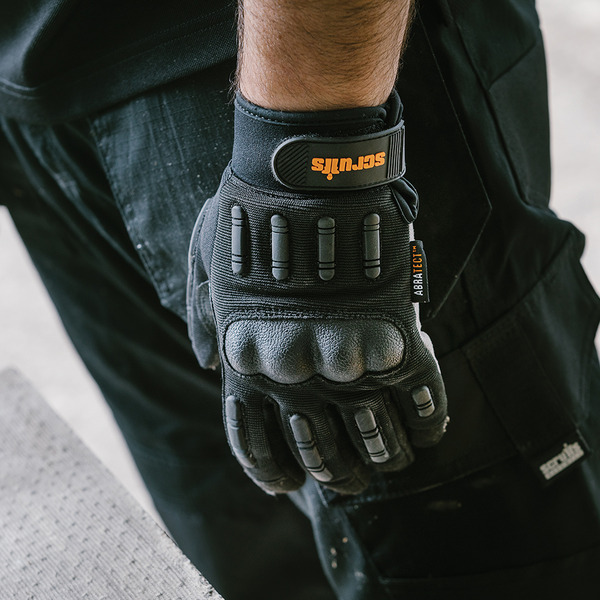 Scruffs Trade Shock Impact Gloves Black