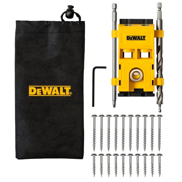DEWALT DXPJ002E Twin Pro Pocket Hole Jig With Bag
