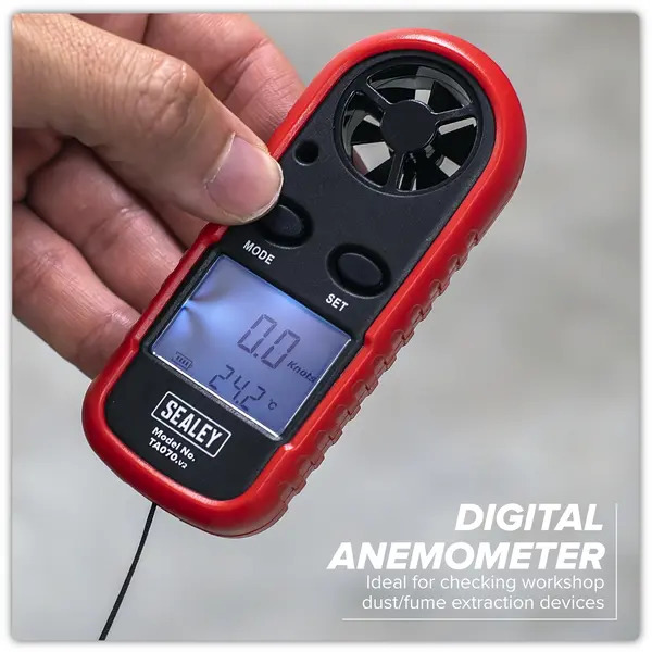 Sealey TA070 Digital Anemometer with Beaufort Scale