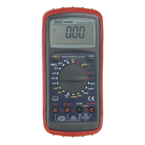 Sealey TA101 12-Function Digital Automotive Multimeter
