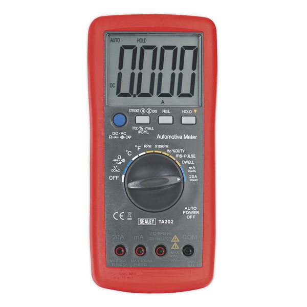 Sealey TA202 14-Function Digital Automotive Multimeter with Inductive Coupler