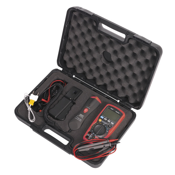 15-Function Digital Automotive Multimeter with Inductive Coupler/Infrared Temperature Probe