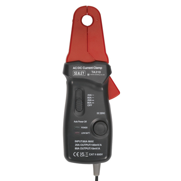 Sealey TA310 Current Clamp AC/DC 20A/80A 12mm