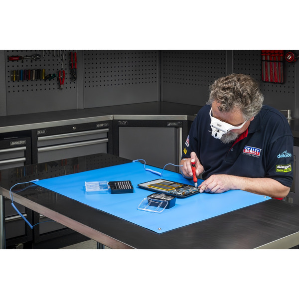 Sealey TA600 Anti-Static Bench Mat 900 x 600mm