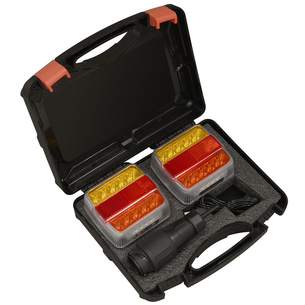 Sealey TB183LEDW 13-Pin Wireless SMD LED Trailer Light Set 2pc