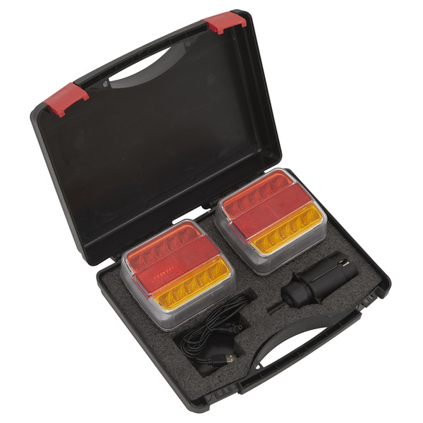 Sealey TB18LEDW Wireless SMD LED Trailer Light Set 2pc