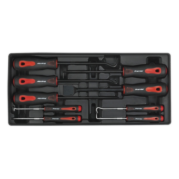 Sealey TBT23 Premier Scraper & Hook Set with Tool Tray 9pc