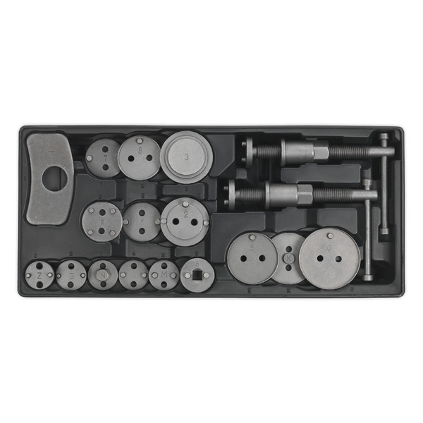 Sealey TBT27 Premier Brake Wind-Back Tool Kit with Tool Tray 18pc