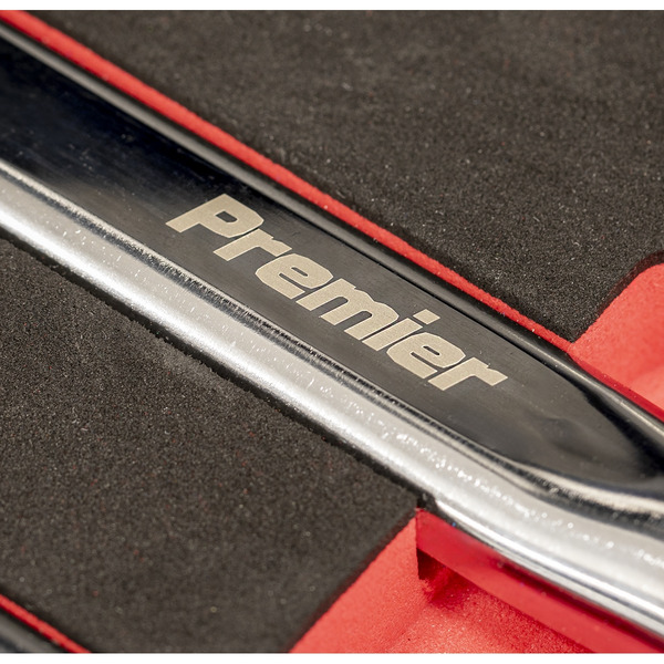 Sealey TBT45 Premier Ratchet, Torque Wrench, Breaker Bar & Socket Adaptor Set with Tool Tray 3/8