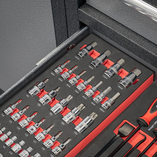 Sealey TBT61 Premier Socket Bit Set with Tool Tray 37pc